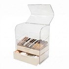 Waterproof Makeup Storage Organizer Box  large Cosmetic Display Cases Dustproof