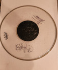 Zakk Sabbath 2017 - 18  Signed And Played Drum Head   Zakk - Joey - Blasko Sigs
