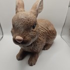 Vintage Chocolate Brown Bunny Rabbit Large Ceramic