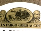 Vintage Wells Fargo Promtional Pin - Ask Me About Gold Accounts Circa 1990 s Exc