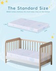 Trifold Pack And Play Mattress 38x26   Waterproof Portable Crib Pad