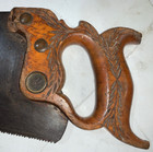 Vintage Henkel Hardware St Louis London Spring 18  11tpi Crosscut Hand Saw W nib