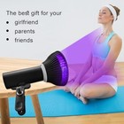 Facial Tanning Therapy Light Sun Solarium Purple Lamp Tanner Bronzer Face Skin