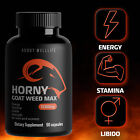Horny Goat Weed  Energy  Stamina Performance For Men Women 90 Caps 1560mg