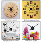  2 Pair Long Hands With 3d Clock Movement Diy Large Wall Clock Quartz Clock 