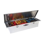Jobox 70 In  Diamond Plate Aluminum Full Size Crossover Truck Tool Box With Gear
