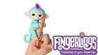     authentic Genuine Wowwee Fingerlings Zoe Baby Monkey Turquoise Hot Nib    