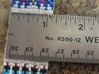 Native American Indian Style Beaded 1 x25  Sew-on Strip