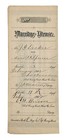 Antique 1902 Marriage License Certificate Hunt County Texas Embossed Seal