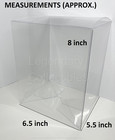  5-pack  - 6-inch Funko Pop  Clear Pet Protector  fits Most  - 0 50mm Thickness