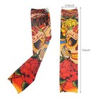 Hoveox 12 Pcs Temporary Tattoo Sleeves Set Body Art Arm Stockings Pattern-1