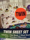 Disney Encanto Super Soft 3 Piece Twin Sheet Set Flat Sheet  Fitted  Pillowcase