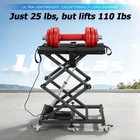 110lb Folding Electric Wheelchair Lift 120w 8 66-29 52in High For Car Suv Trunk