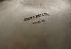 John O  Bellis Arts And Crafts Sterling Silver Hammered Muffineer Sugar Shaker