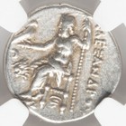 Ngc Ch Vf Lysimachus Kingdom Of Thrace 305-281 Bc Thracian Alexander Drachm Coin