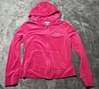 Juicy Couture Jacket Mean Girls Hot Pink Sz M Soft Velour Jacket