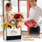 Mrs Canvas Tote Bag - Bride Gifts For Bridal Shower   Bachelorette Party