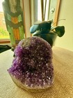 Purple Amethyst Crystal Cluster Geode Display Specimen Crystal Cluster 5   w X 6   h