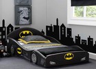 Batman Batmobile Car Deluxe Toddler Bed With Attached Guardrails