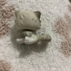 Littlest Pet Shop Authentic   328 White Gray Persian Cat Green Eyes Hasbro