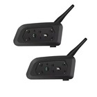 2pc Motorcycle Waterproof Bluetooth Helmet Headset Intercom 1200m Interphone Kit