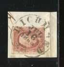 Confederate States 8 Used Stamp On Piece With Richmond Va Jul 16 1863 Ccl Bx7011