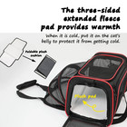 Pet Carrier Travel Bag Portable Soft Sided Comfort Case Airline Approved Dog Cat