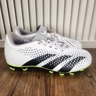 Adidas Predator Accuracy 4 Fxg Kid 12k White Black Athletic Soccer Cleats Ie9434