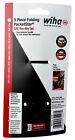 Wiha Hex Key Set 9 Piece Folding Pocketstar Sae Allen Tool Push Button 35197 New