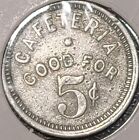 Hawaii Kauai Hanalei School Cafeteria G f  5c Lunch Token Medal Coin Hawaiian 