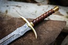 Hand Forged Damascus Steel Viking Sword  Medieval Sword  Battle Ready Sword
