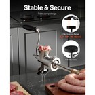 Uimoso Stainless Steel Manual Meat Grinder With Sausage Maker And Table Clamp