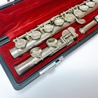 Yamaha Yfl-211 Flute Silver Plated With Hard Case Used  fast Ship