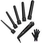 5 In 1 Hair Curling Iron Multifunctional Barrel Rotating  Salon Hair Curler 
