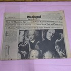 1977 New York Times Weekend Easter Music Nick Nolte Vintage Newspaper