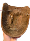 Antique Ethnographic Danced Guatemalan Wood Cristiano Mask Patina Wall Art