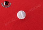 Accordion Buttons W Screw Pearl White 15 Mm