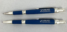 Pharmaceutical Drug Rep Metal Pens Zoloft Collectible Set Vintage Advertising