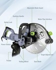 Workpro 16  Wet Concrete Saw 1600w 3100rpm Electric Concrete Saw Max Depth 6 69 