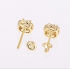 2 Ct Cushion Cut Moissanite Halo Stud Earrings D Vvs 10k Gold Over 925  Silver