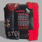 The Rolling Stones Holiday Silk Touch Faux Shearling Throw Blanket 50x60 New Nwt