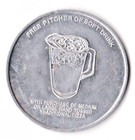 Vintage Pizza Hut 1988 Free Pitcher Soft Drink Coin - Token