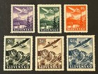 Travelstamps  1939 Czechoslovakia Air Mail Stamps Scott  c1-c6 Mint Mnh Og