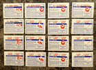 1987 Opc O-pee-chee Gretzky Lemieux Robitaille Rc Sticker Lot X 16  Mint    