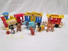 Vintage 1973 Fisher Price Little People Play Family Circus Animal Train Set 991 