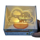Moon   Stars Wish Upon A Star Night Light  Battery Operated  Sleep  Baby  Home