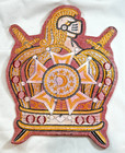Vtg Large Masonic Knights Templar Demolay International Crown Back Patch 9 x 12 