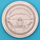 Original 1970 Maine Sesquicentennial   Dawn Of America  999 Silver Medallion