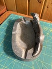 Antique  Hubley Cast Aluminum Borzoi Russian Wolf Hound Dog Ash Tray 7   x4   x3   