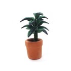 Dollhouse Miniature 1 12 Scale Green Plants Potted Garden Flowers Clay Decor